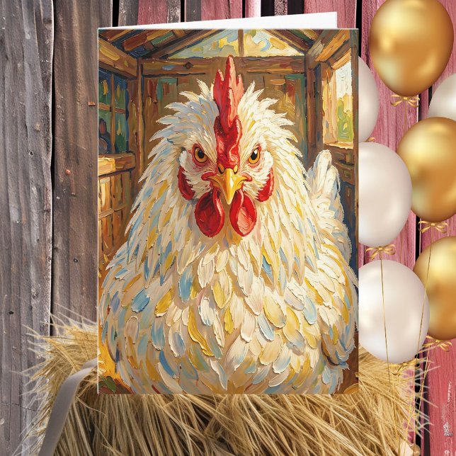 Happy Birthday Mother Clucker | Funny Chicken Pun Card (Creator Uploaded)