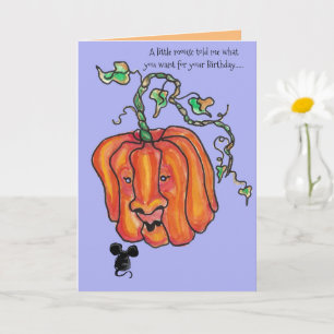 Happy Birthday Mouse Card