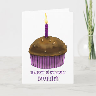 Happy Birthday Muffin Card