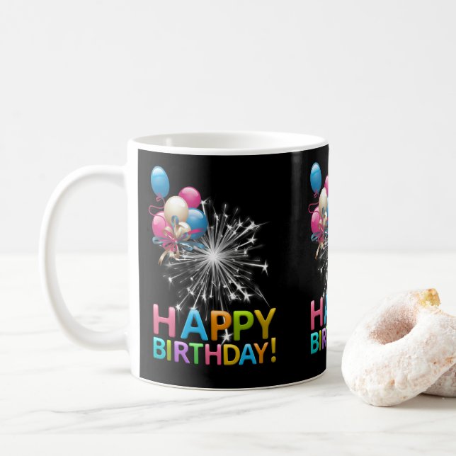 Happy Birthday Mug (With Donut)