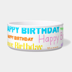 Happy Birthday (multi on white)
