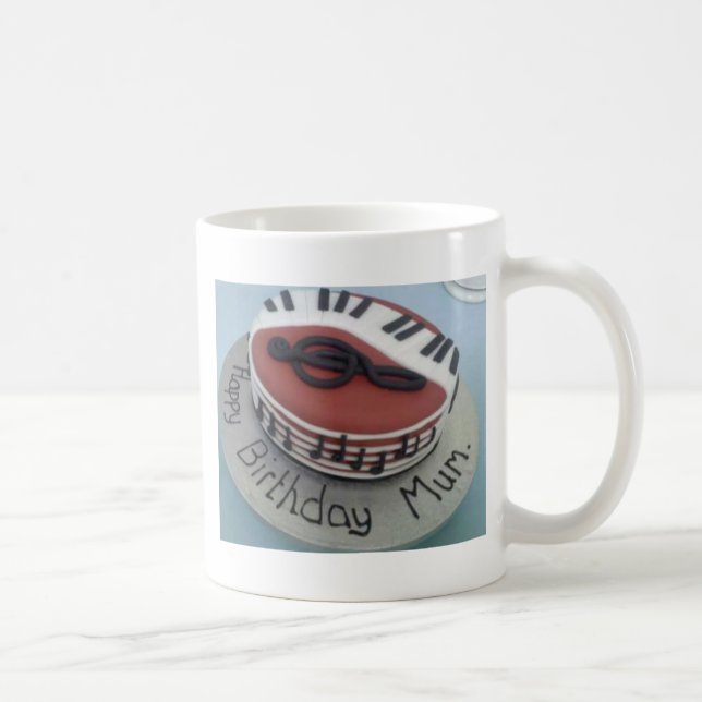 Happy birthday mum cake coffee mug (Right)