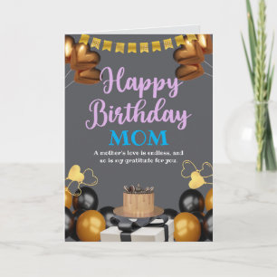 Happy Birthday Mum Card