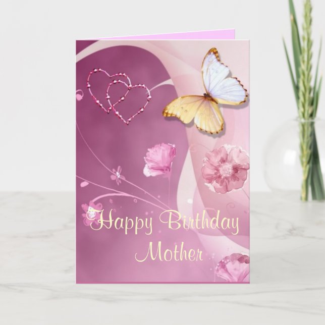 Happy Birthday Mum Card (Front)
