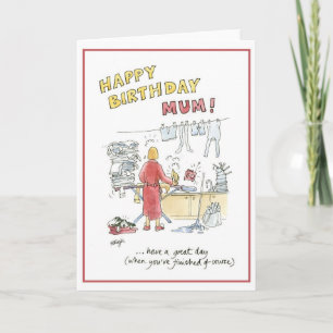 Happy birthday mum card