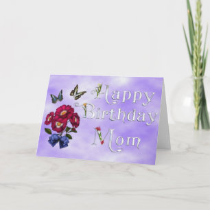 Happy birthday mum card
