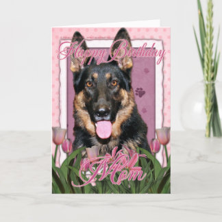 Happy Birthday Mum - German Shepherd - Kuno Card