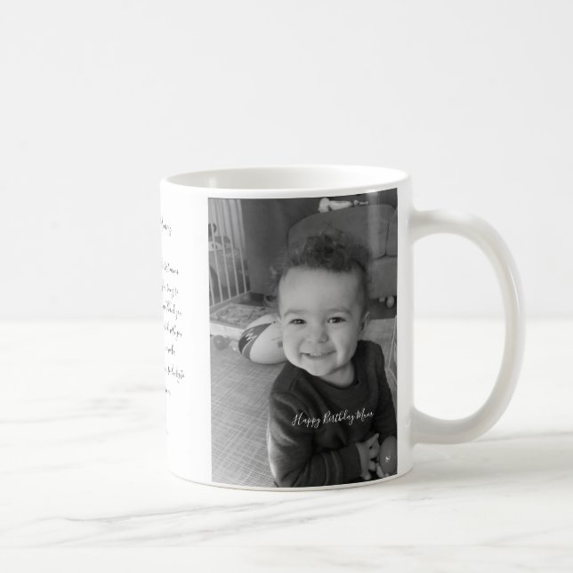 Happy Birthday Mum / Mothers Day Womans Gift Coffee Mug (Right)