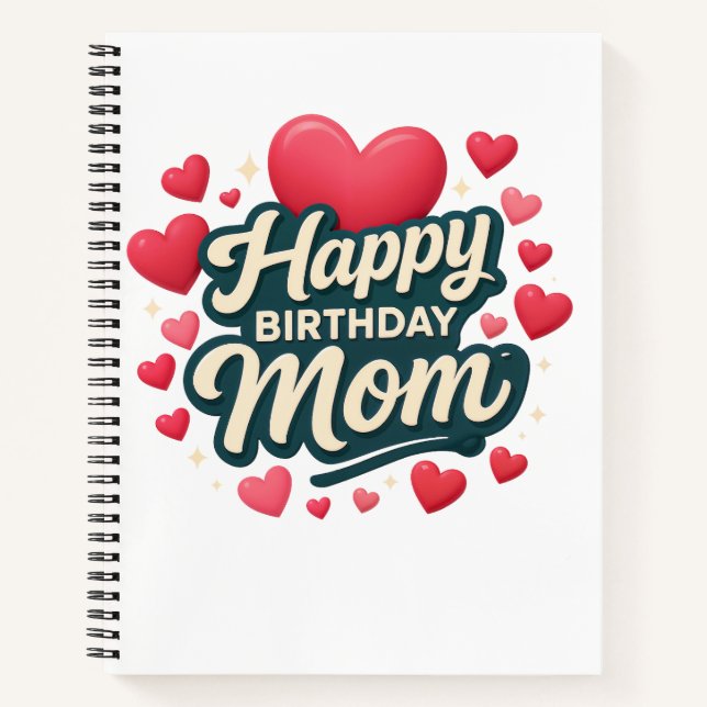 Happy Birthday Mum Notebook (Front)