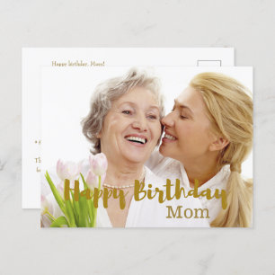 Happy Birthday Mum Photo Card