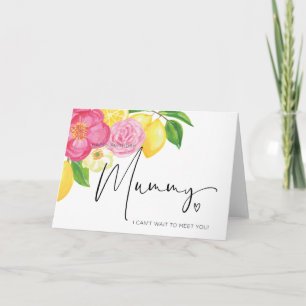 Happy Birthday Mummy Mum to Be Baby Bump Pregnancy Card