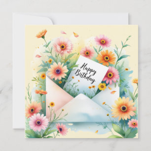 Happy birthday my friend. Greeting card