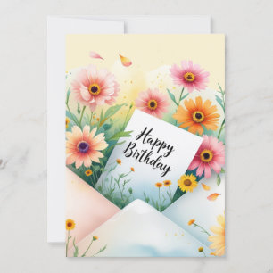 Happy birthday my friend. Greeting card