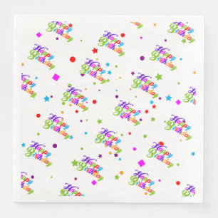 Happy Birthday Napkin