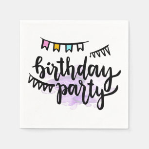 Happy Birthday  Napkins