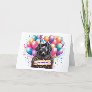 Happy Birthday Newfie Card