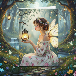 Happy Birthday Niece Fairy Themed Card