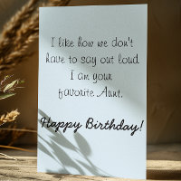 Happy Birthday Niece From Aunt Humour Funny