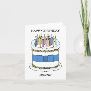 Happy Birthday Nonno Card