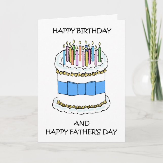 Happy Birthday on Father's Day Card (Front)