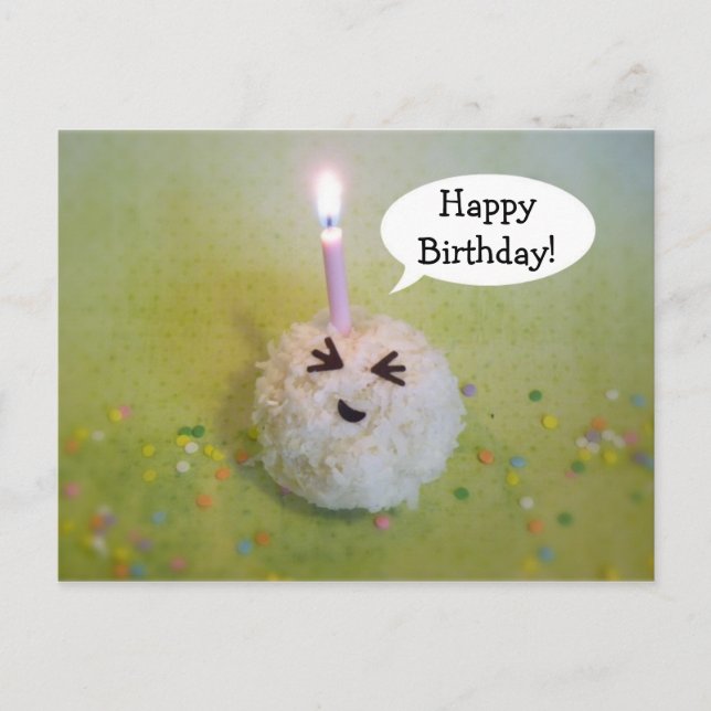 Happy Birthday Onigiri - Birthday Postcard (Front)