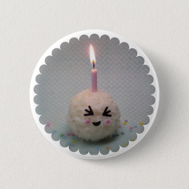 Happy Birthday Onigiri - Button (Front)