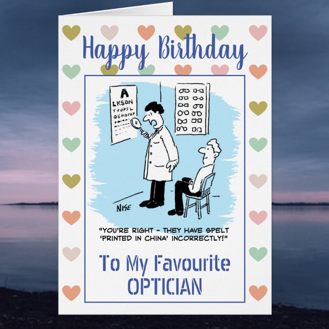 Happy Birthday Optician (Creator Uploaded)