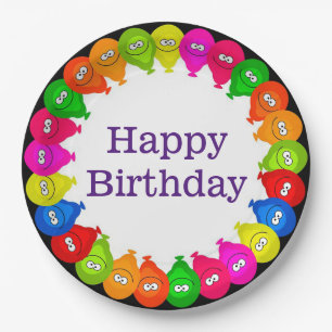 Happy Birthday Paper Plate