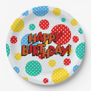 Happy Birthday  Paper Plate