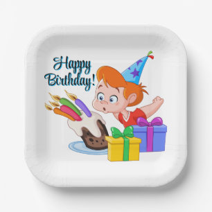 Happy Birthday Paper Plate