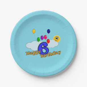 Happy Birthday Paper Plate