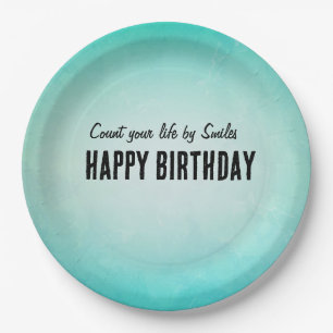 Happy Birthday Paper Plate Design 