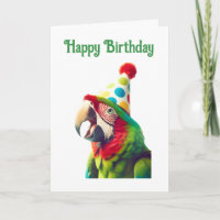 Happy Birthday Parrot