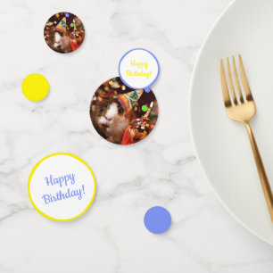 Happy Birthday - Party Animal Guinea Pig Confetti