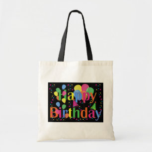 Happy Birthday Party Balloons Tote Bag