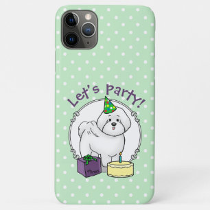 Happy Birthday Party Bichon Frise Dog - Cute Case-Mate iPhone Case
