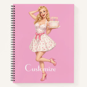 Happy Birthday Party Girl Thunder_Cove Notebook