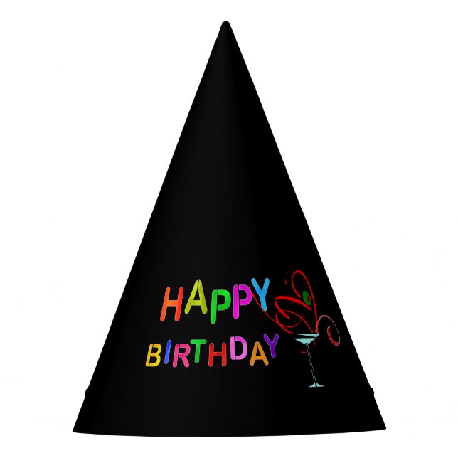 Happy Birthday Party Hat (Front)