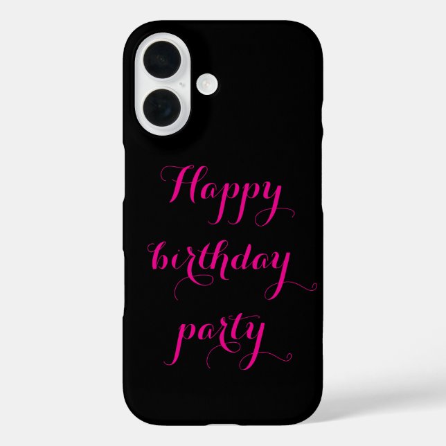  Happy birthday party iphone case  (Back)