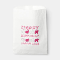 Happy Birthday Party Pink Circus Animal Crackers