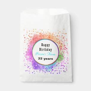 Happy Birthday Pastel Paper Favour Bag - HAMbyWG