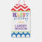 Happy Birthday Pattern Personalised Gift Tags