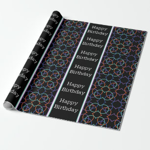 Happy Birthday Patterned Wrapping Paper