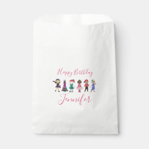 Happy Birthday Personalised Ballet Tap Jazz Dance Favour Bags