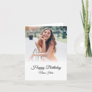 Happy Birthday photo  Card