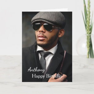 Happy Birthday Photo Custom Card