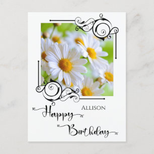 Happy Birthday Photo Postcard