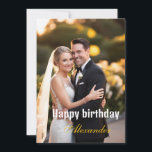 Happy Birthday Photo wife husband<br><div class="desc">Happy Birthday Photo wife husband</div>