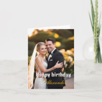  Happy Birthday Photo wife husband 