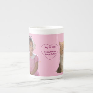 Happy Birthday Photos Cat Mum  Bone China Mug